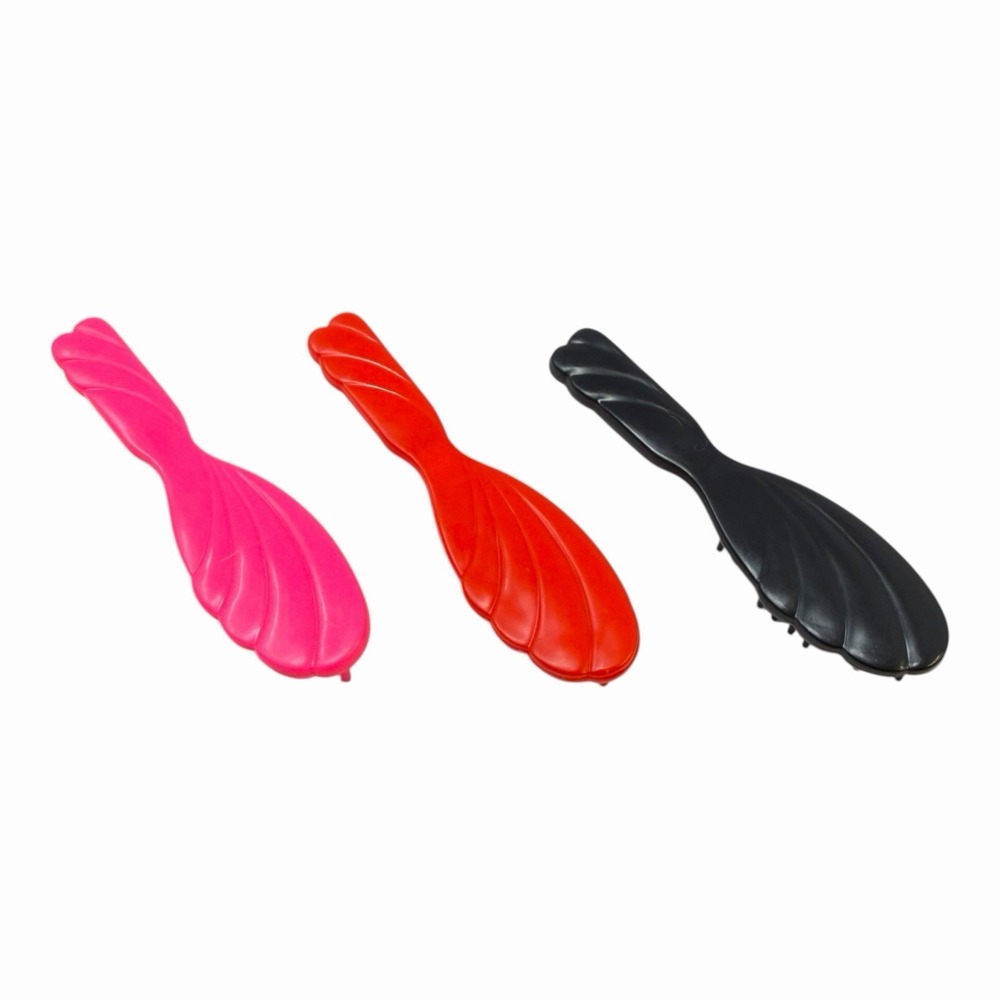 Barbie Hair Brush Lot of (3) - Pink,‎ Red, Black 1990s